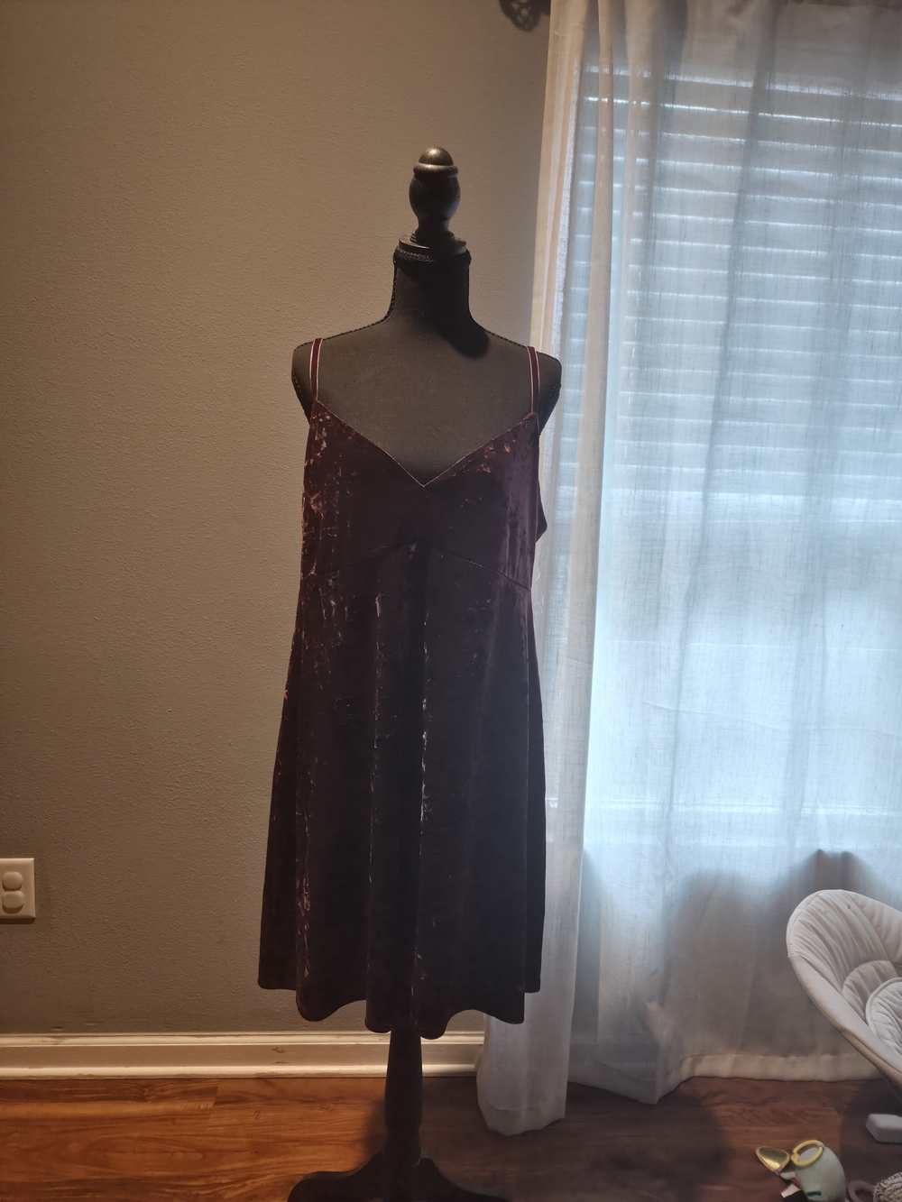 As U Wish Velvet Slip - Plum